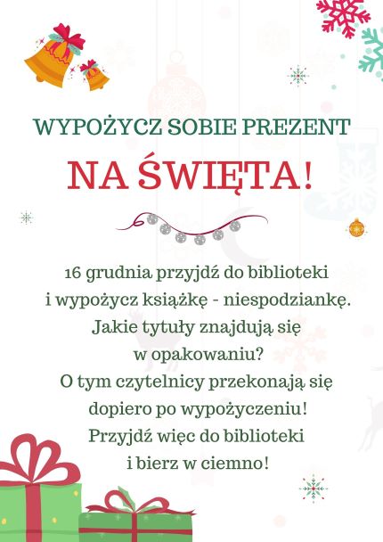 Wypożycz sobie prezent na Święta